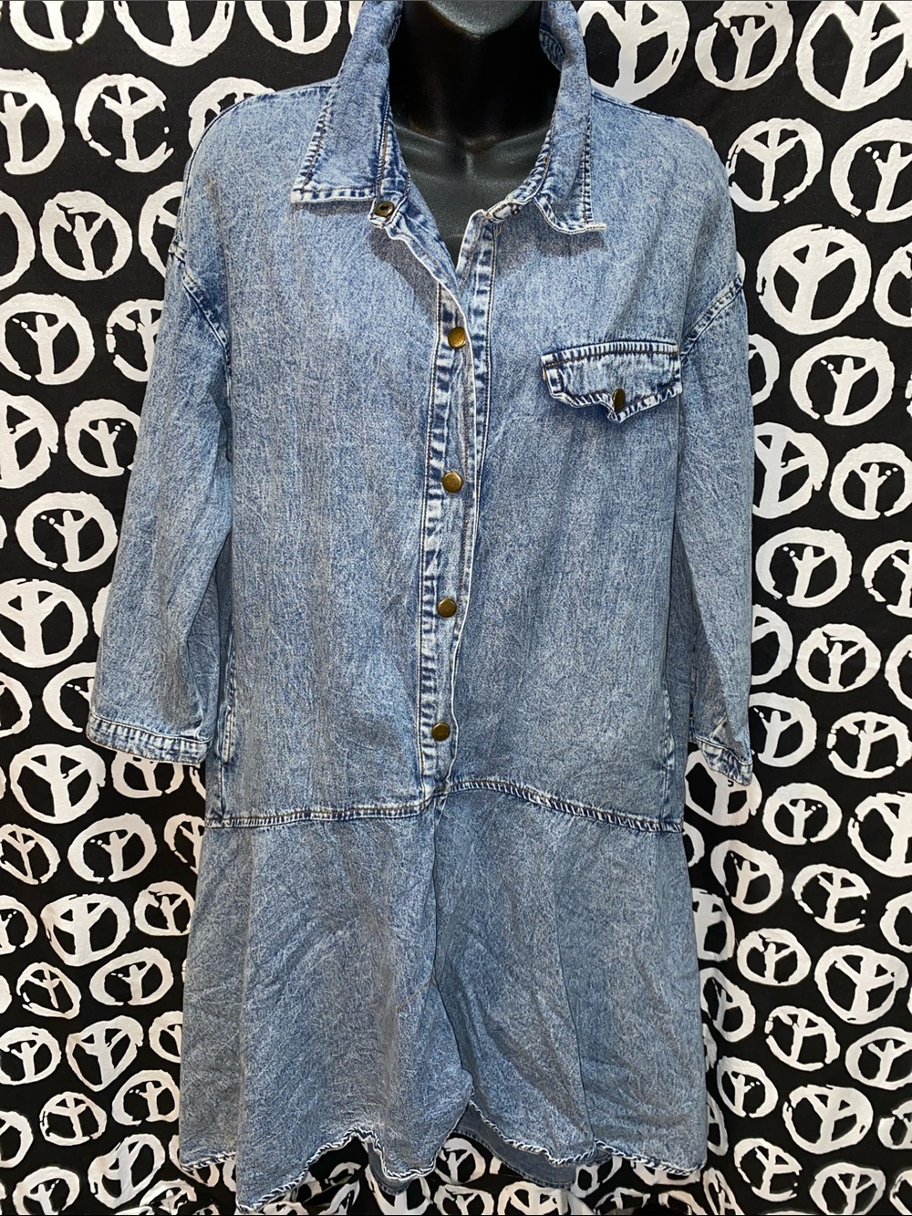 HAYDEN LOS ANGELES BLUE DENIM DRESS SZ M